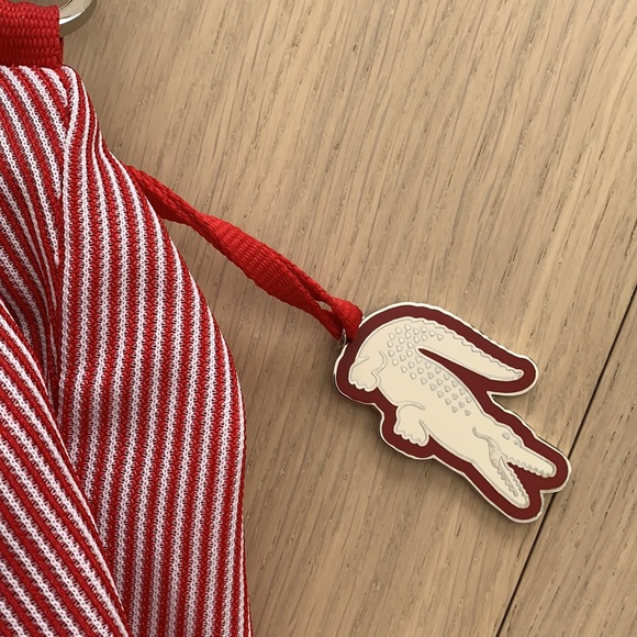 Lacoste Candy Cane Stripe Hobo Bag - Picture 2 of 14